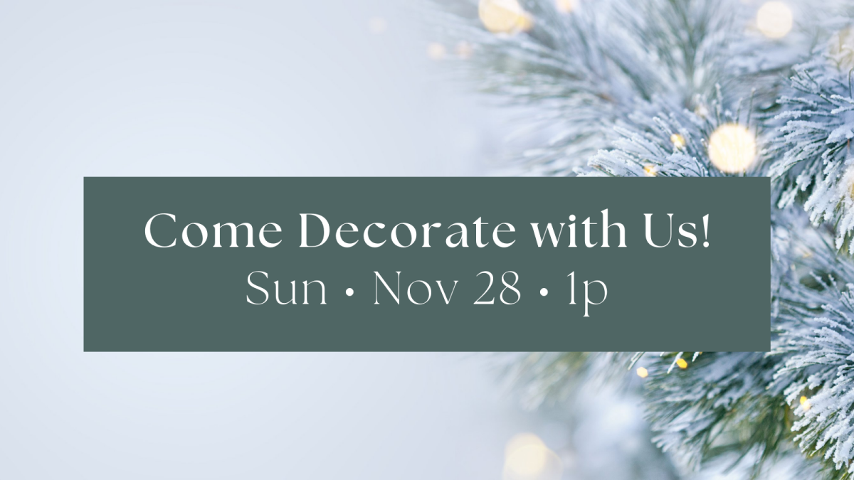 Come decorate with us!