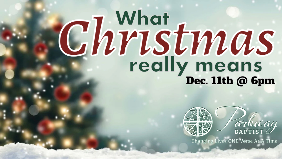 "What Christmas Really Means" Christmas Drama