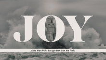 JOY: More than frills. Far greater than the Feels