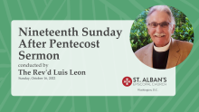 Nineteenth Sunday After Pentecost Sermon