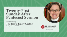 Twenty-First Sunday After Pentecost Sermon