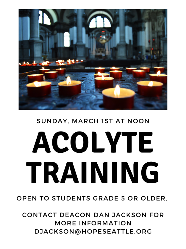 Acolyte Training