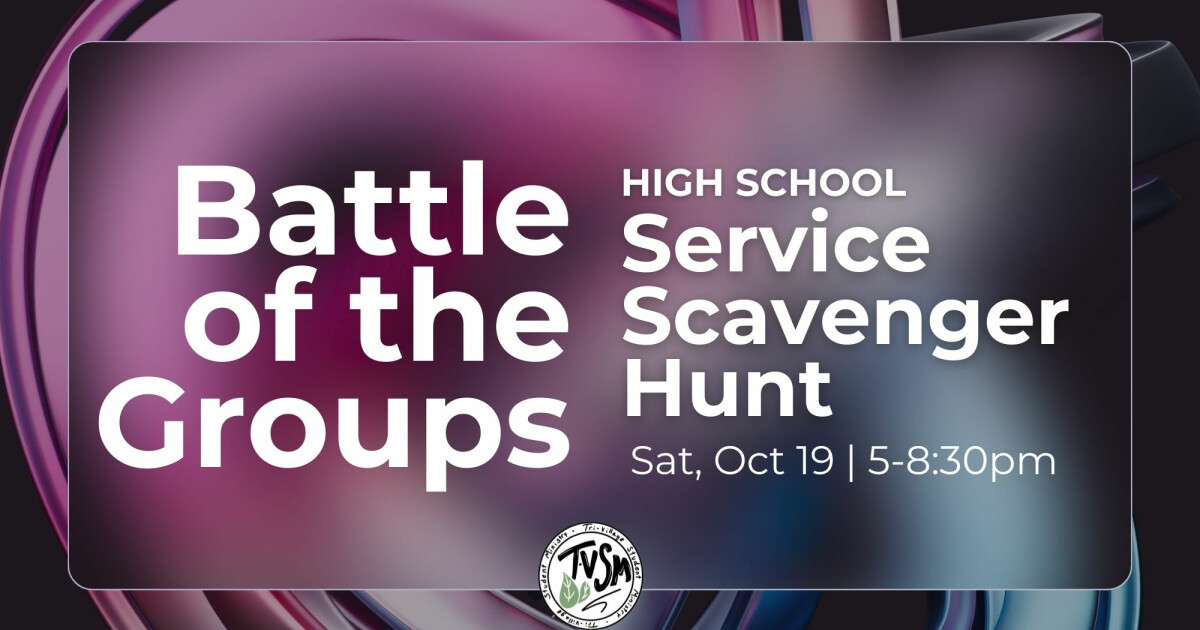 High School Service Scavenger Hunt | Tri-Village Christian Church