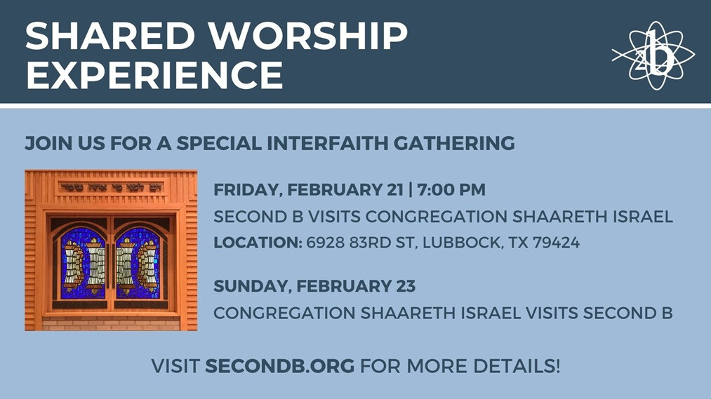 Shared Worship Experience - Congregation Shaareth Israel Service Exchange - 2b There