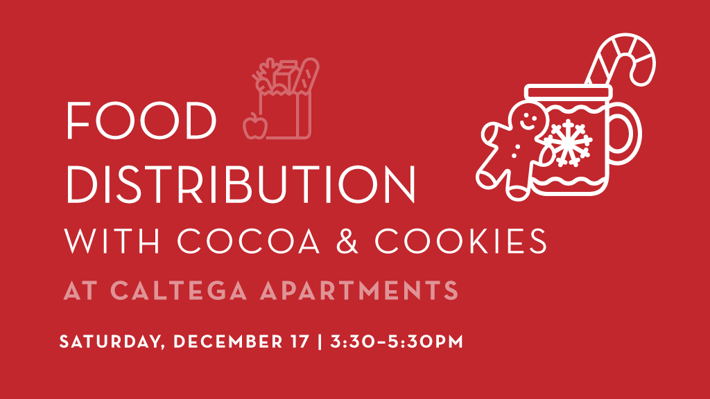 Food Distribution with Cocoa & Cookies