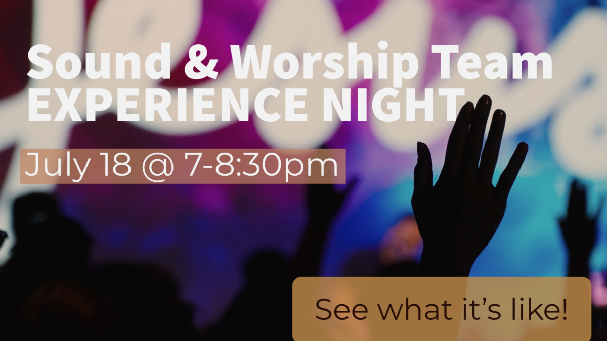 Youth Sound & Worship Team Experience Night