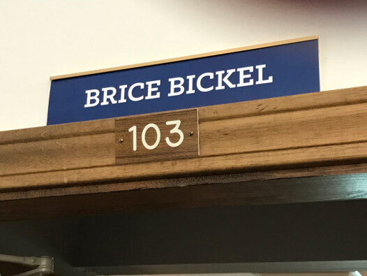 Nameplate for Brice