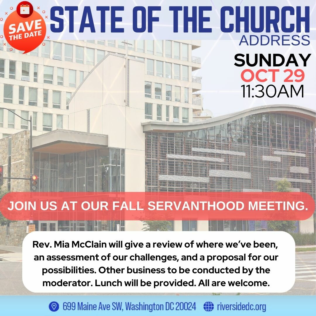 State of the Church Address (Fall Servanthood Meeting)
