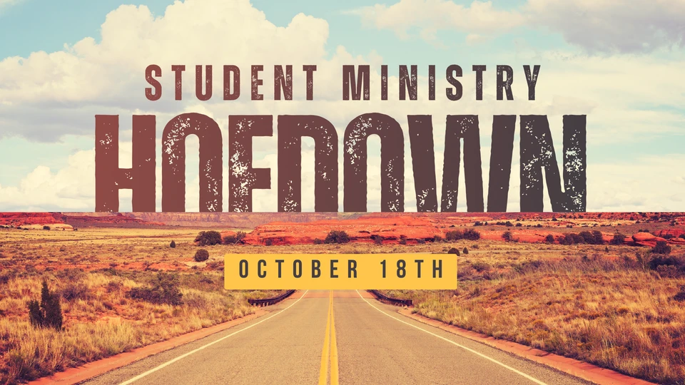 Student Ministry Hoedown