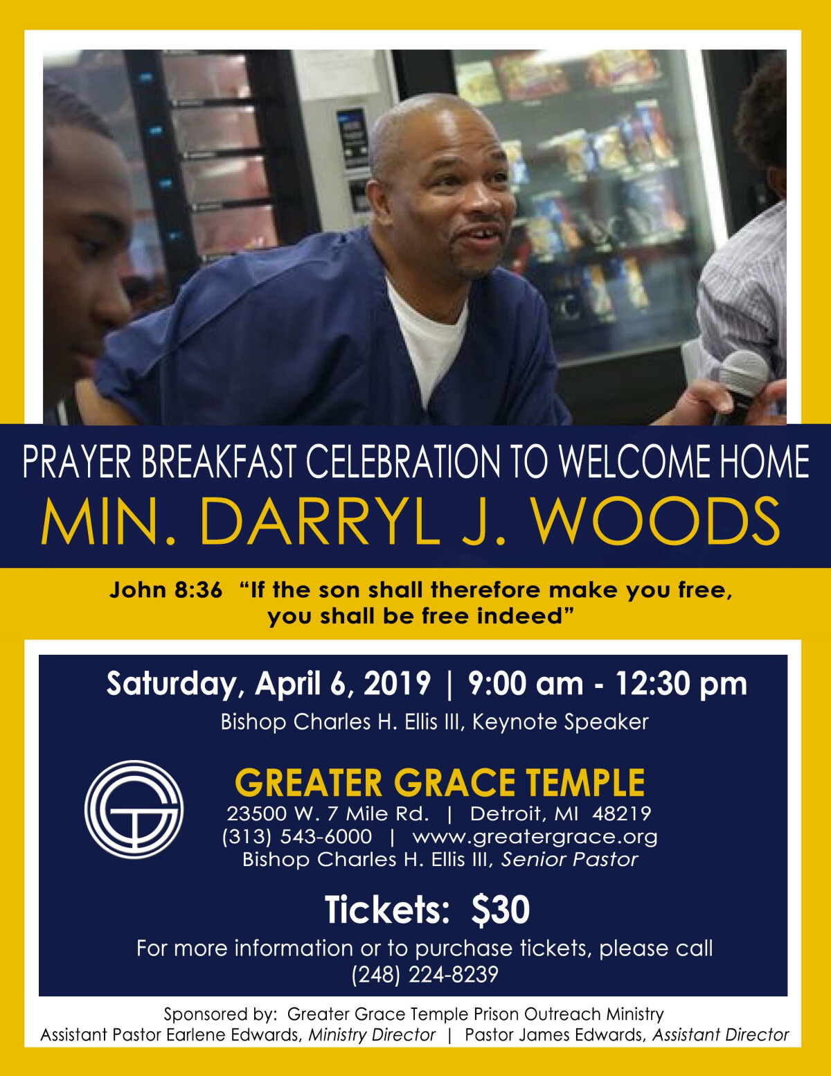 Prayer Breakfast Celebrating Min. Darryl Woods