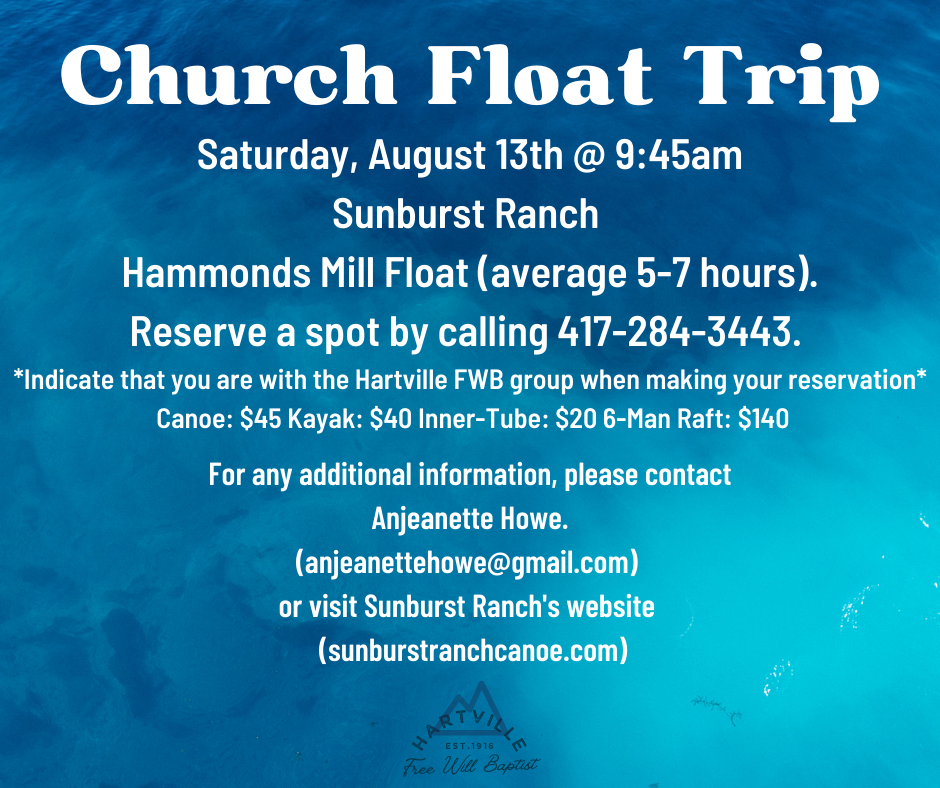 Church Float Trip 