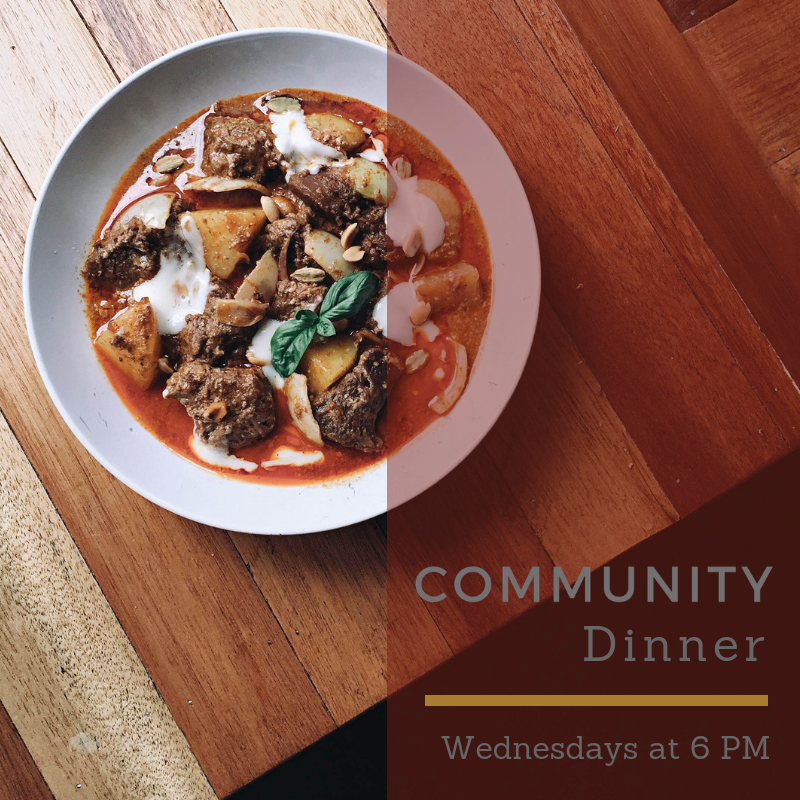 6pm-Community Dinner