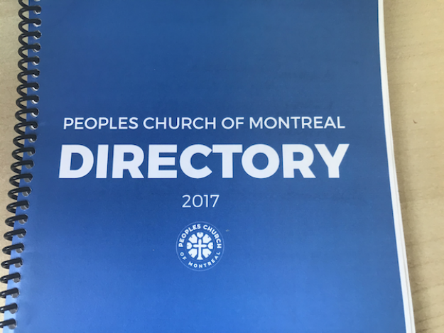 Church directory update (Stage 2)