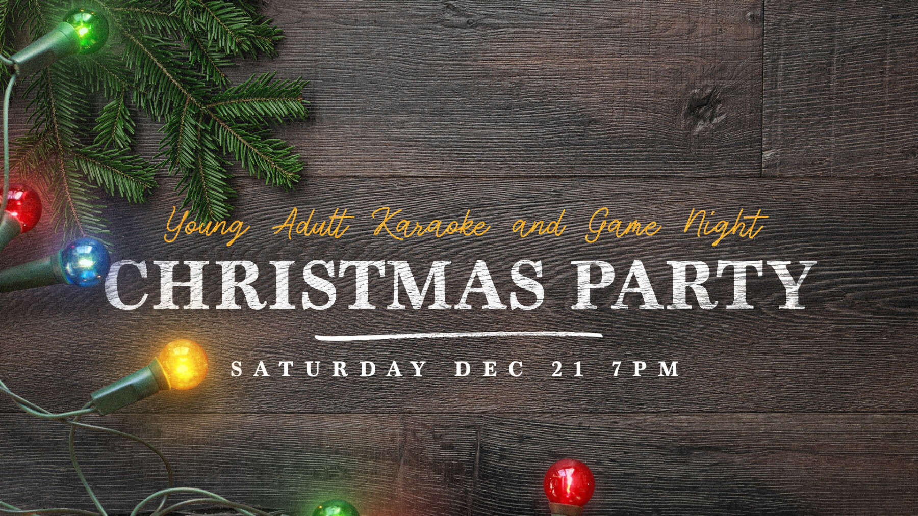 Young Adult Christmas Party