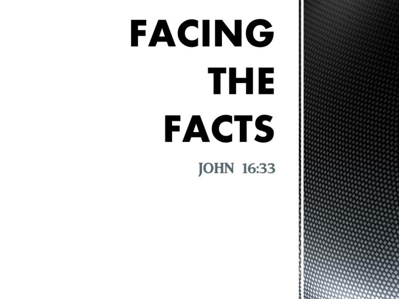 Facing The Facts
