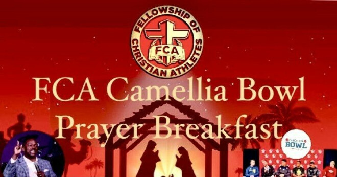 FCA Camellia Bowl Prayer Breakfast with Charlie Ward - Montgomery