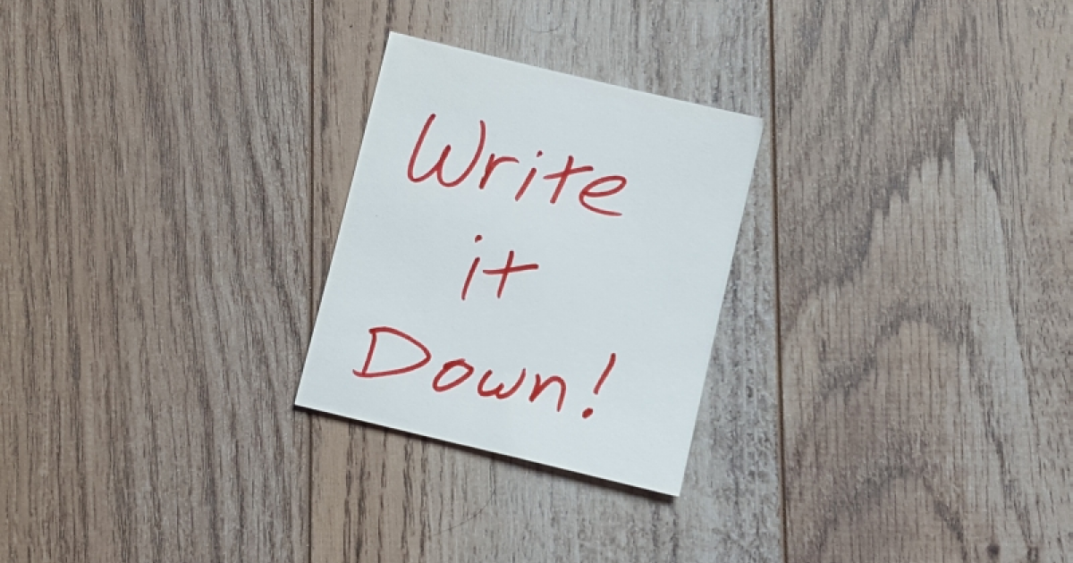 Put It In Writing Daily Devotional Lincoln Presbyterian Church