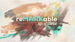 the reMARKable life of Christ: Parable of the Vineyard - Mark 12:1-12