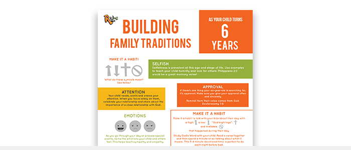 Kids Family Traditions Guide 6-Year-Olds