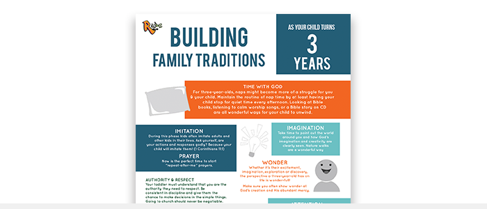 Kids Family Traditions Guide 3-Year-Olds