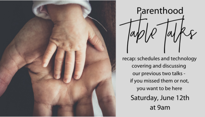 9am Parenthood TableTalk 
