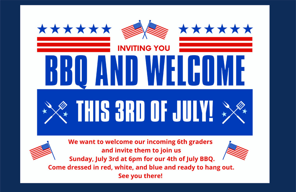 Youth Group - Welcome BBQ