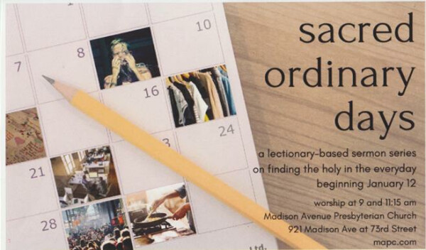 Series: Sacred Ordinary Days