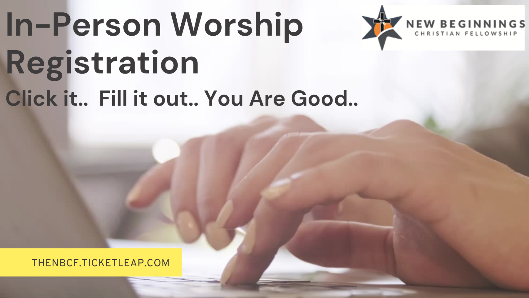 In-Person Worship Registration 
