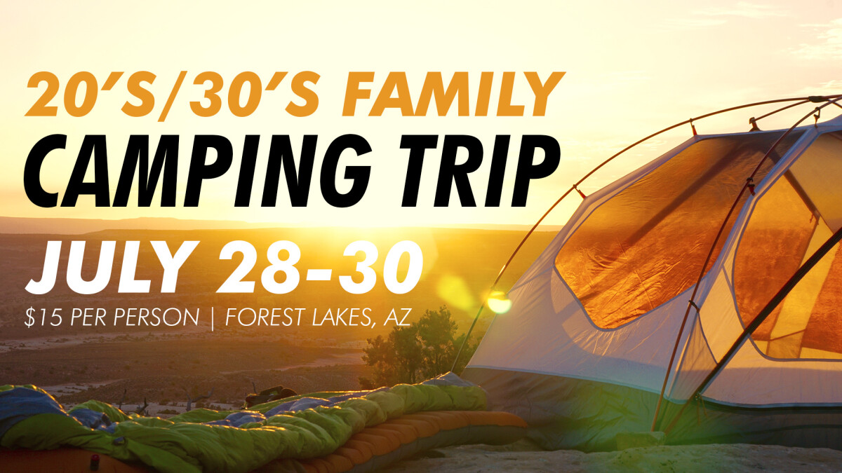20's-30's Family Camping Trip