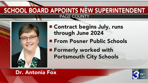 Page County School Board Appoints New Superintendent