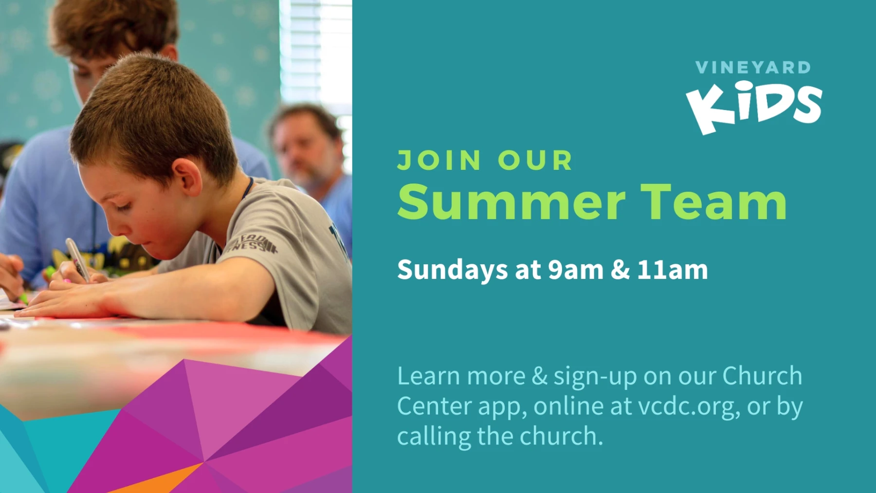 Join Our Summer Team in Vineyard Kid's