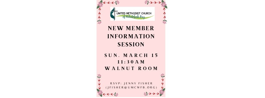 New Member Info Session