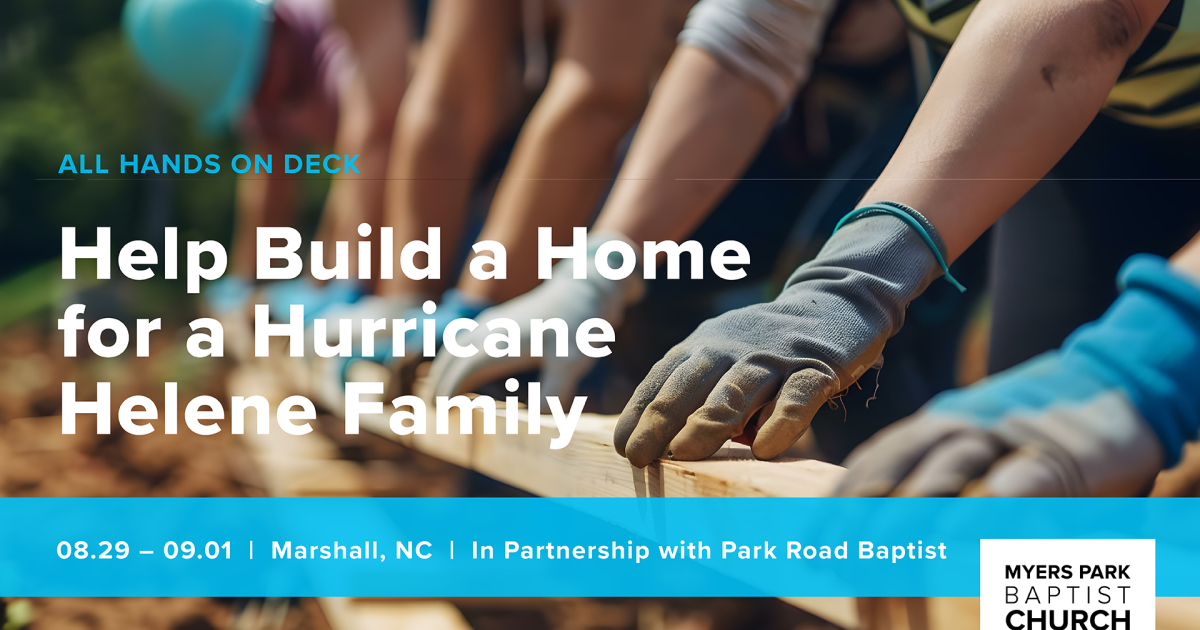 Building a Home for Hurricane Helene Family | Myers Park Covenant Church