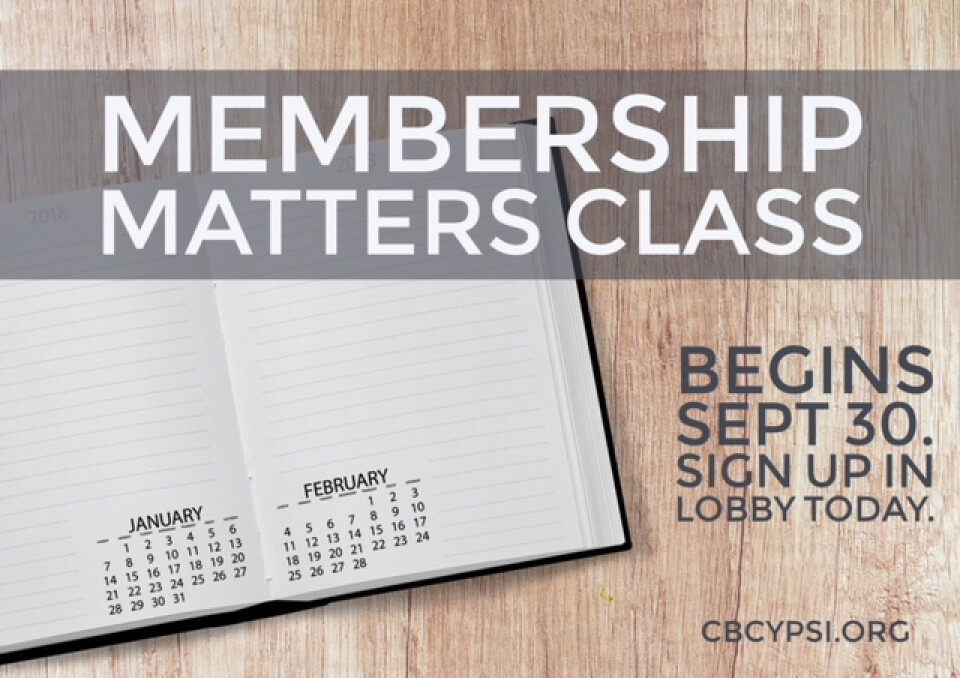 Membership Matters Class