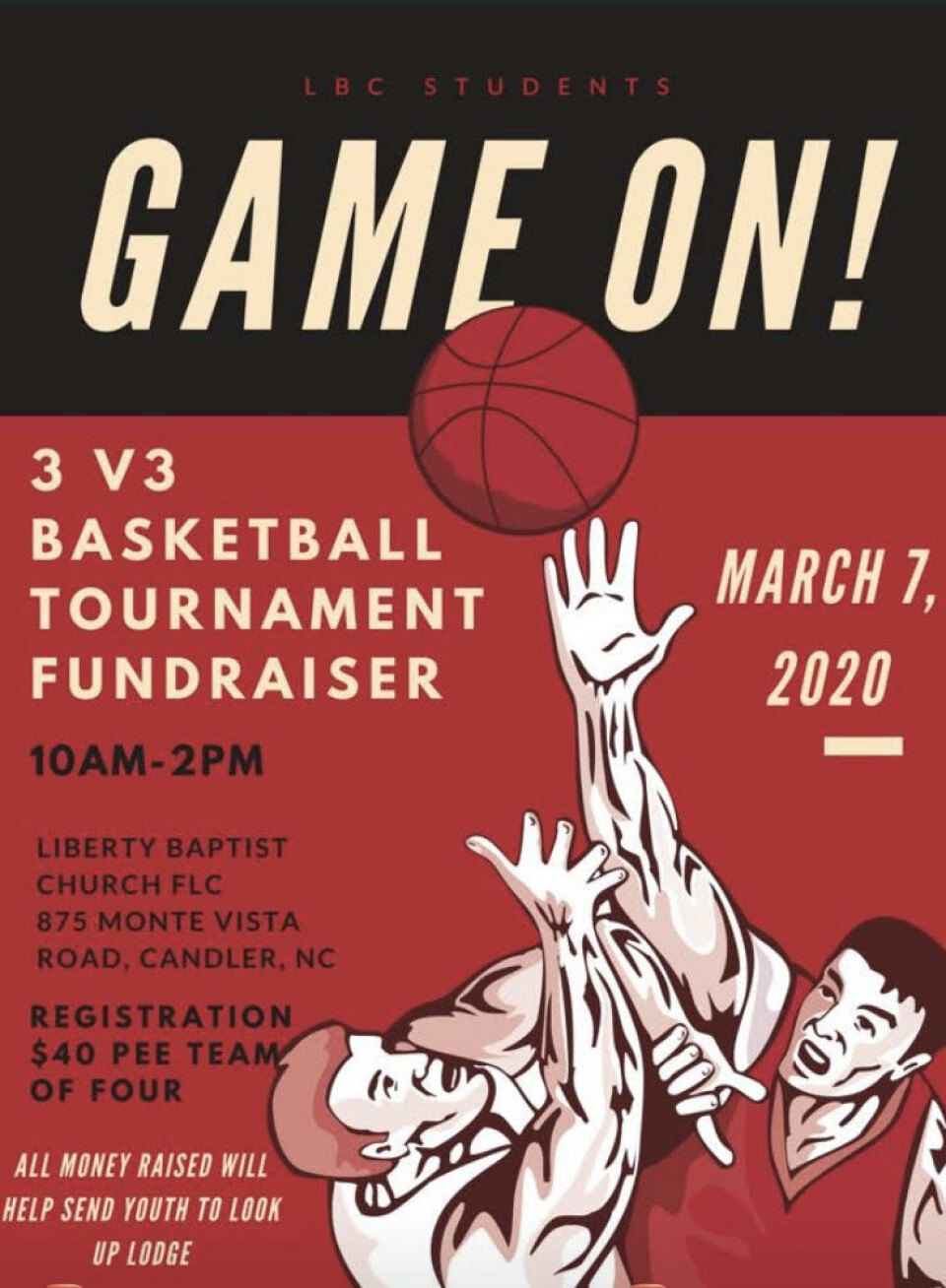 3V3 Basketball Tournament Youth Fundraiser
