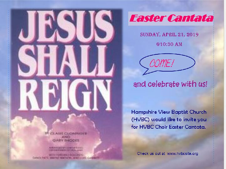 Easter Cantata - Jesus Shall Reign
