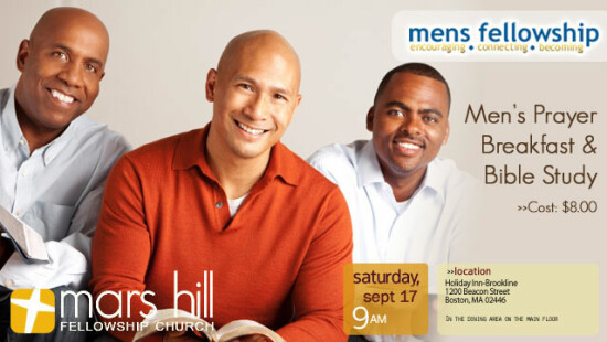 Men's fellowship prayer breakfast + bible study