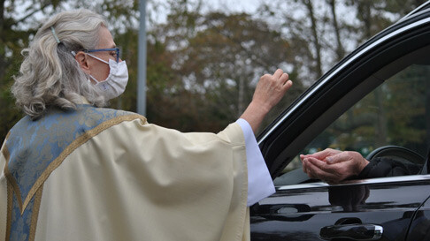 Drive-Through Holy Communion and Ashes