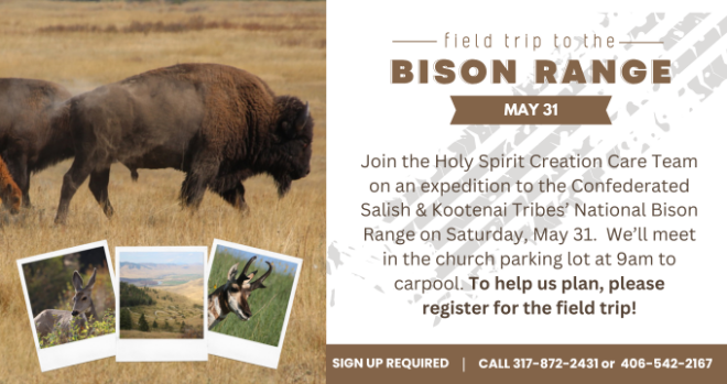 Bison Range Field Trip, 9 a.m.