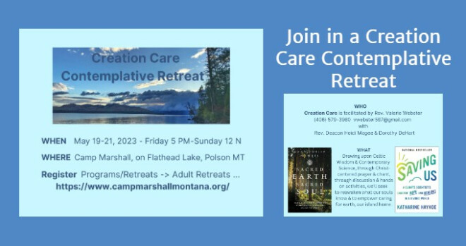 Creation Care Contemplative Retreat