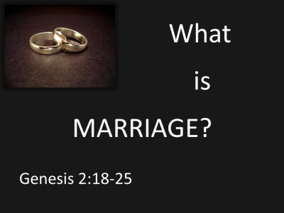 What is a Marriage?