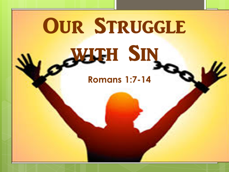 Our Struggle With Sin