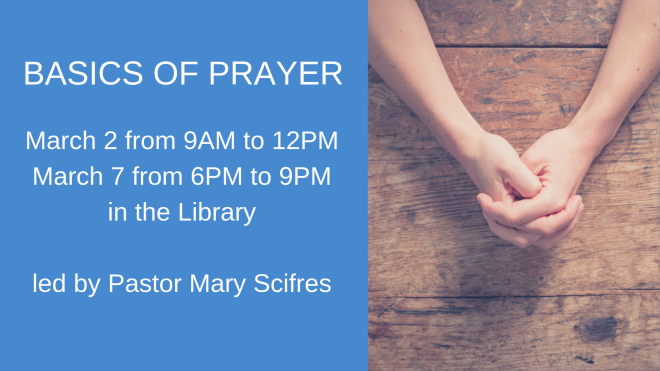 BASICS OF PRAYER SATURDAY RETREAT