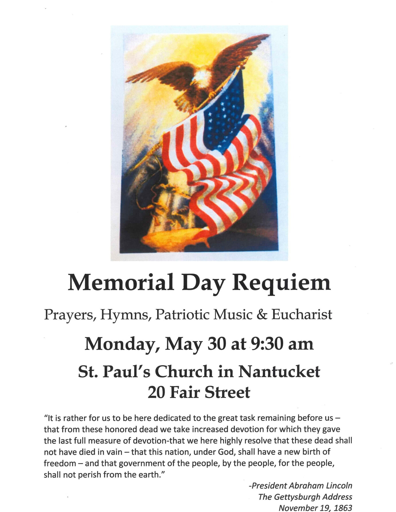 9:30am Memorial Day Requiem 