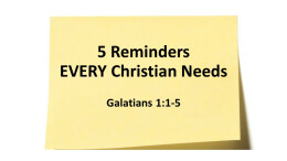 5 Reminders EVERY Christian needs