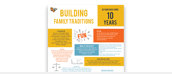 Kids Family Traditions Guide 10-Year-Olds