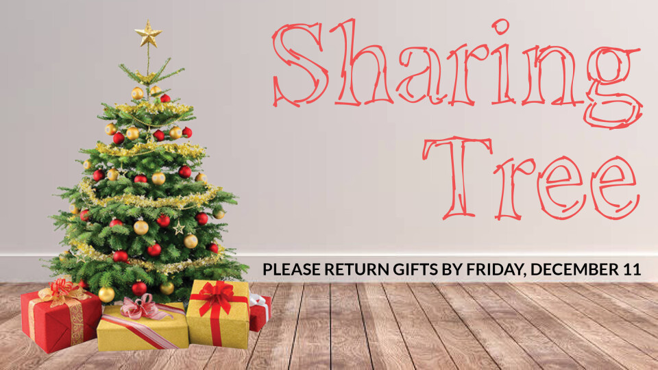 Sharing Tree Gift Deadline