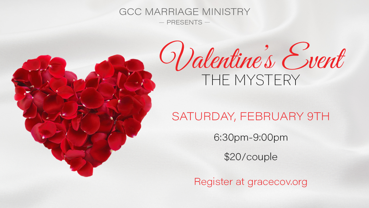 Marriage Ministry:  Valentine's Event 