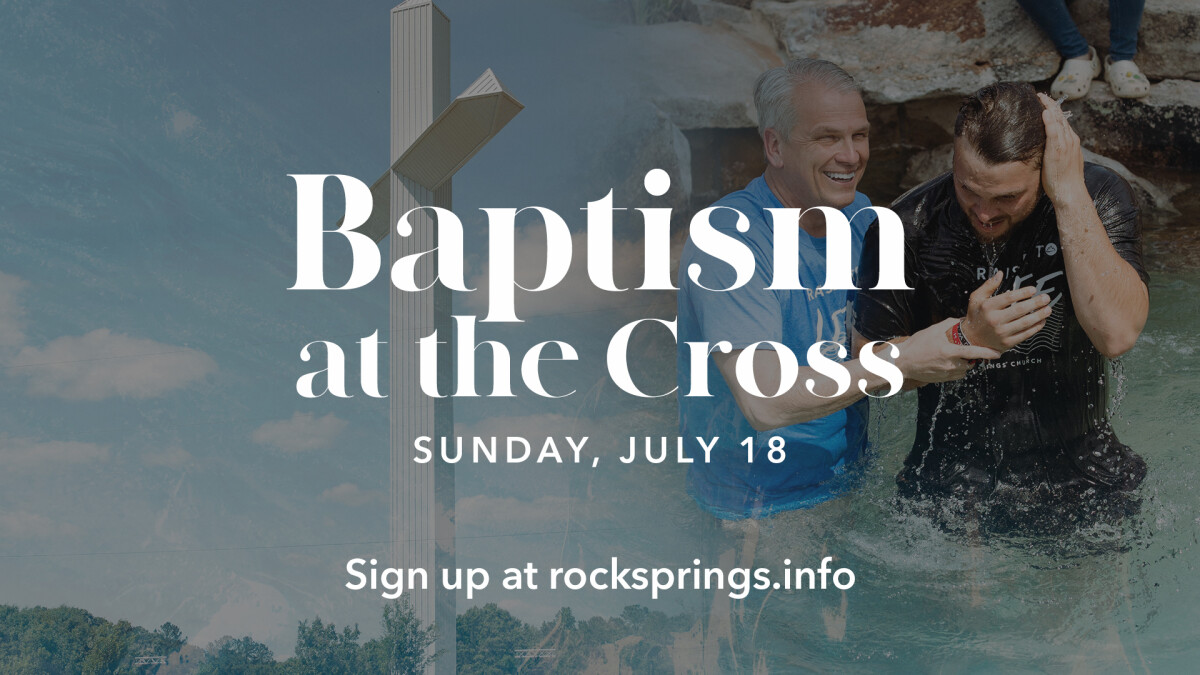 Baptism at The Cross