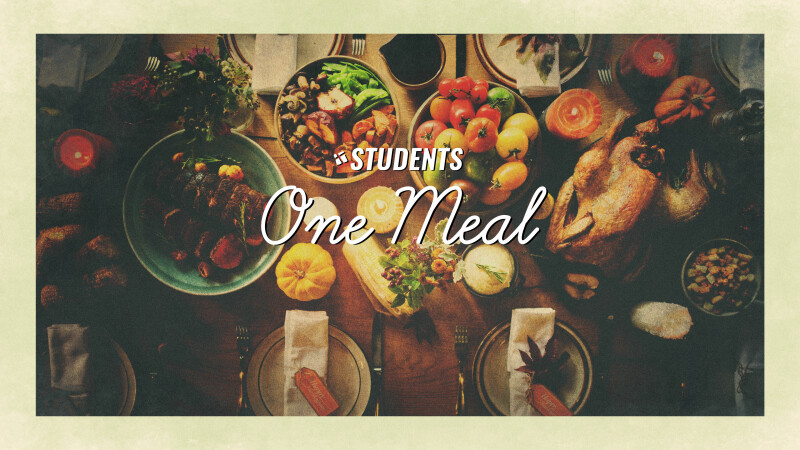 Hebron Students: One Meal